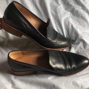 Madewell black Frances loafers— like new!!